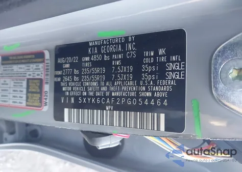 2023 Kia Sportage X-Line from USA, damaged, VIN 5XYK6CAF2PG054464